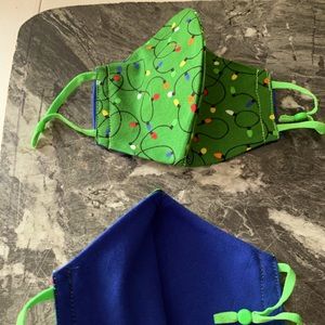 Christmas lights toddler mask